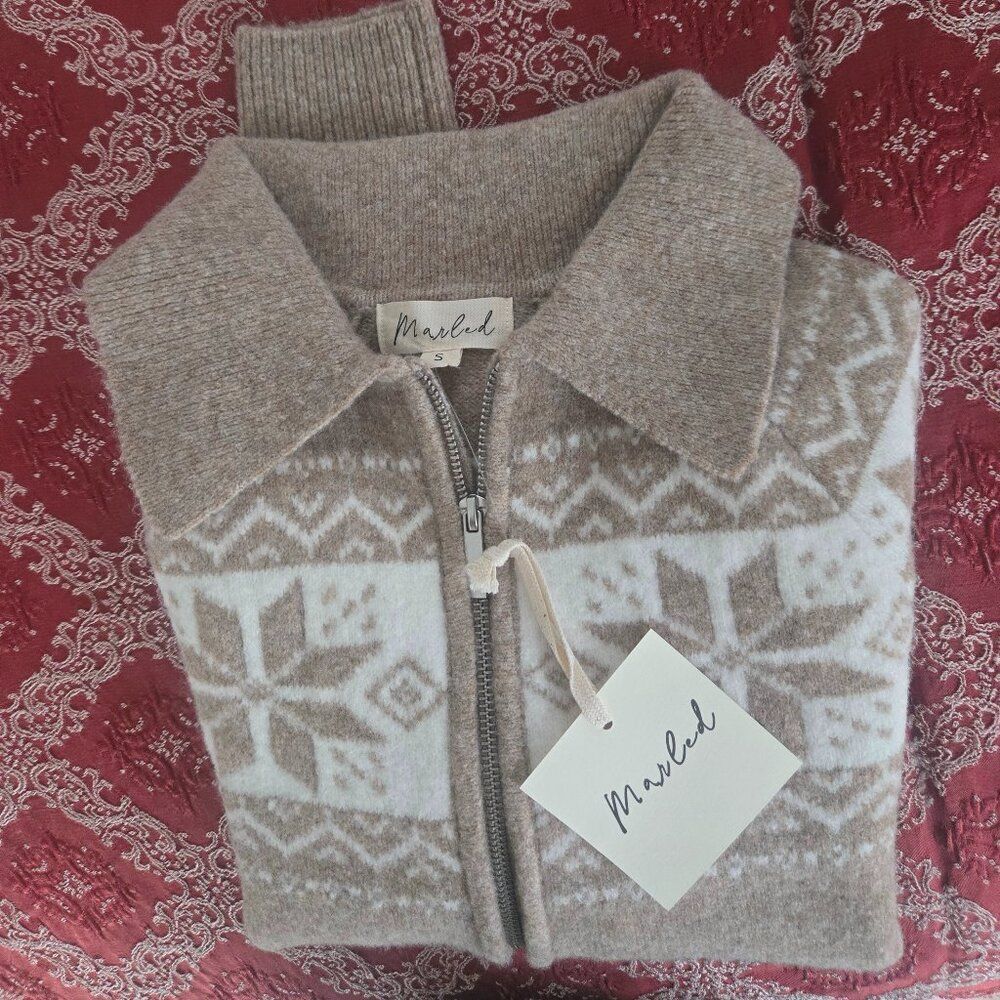 NWT Marled wool-blend sweater - Picture 1 of 6